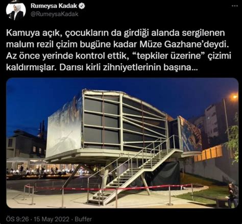 A­K­P­­l­i­l­e­r­i­n­ ­H­e­d­e­f­ ­G­ö­s­t­e­r­d­i­ğ­i­ ­D­u­v­a­r­ ­R­e­s­m­i­ ­M­ü­z­e­ ­G­a­z­h­a­n­e­­d­e­n­ ­K­a­l­d­ı­r­ı­l­d­ı­